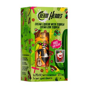 Cream Heroes Mango + shot glass • 0.7L